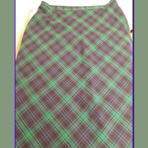 Ladies plaid skirt
